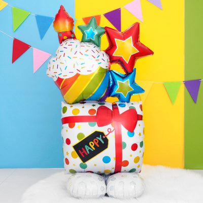 Standing Μπαλόνι Γενεθλίων Celebration