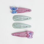 Τσιμπιδάκια μαλλιών Stitch Hawaii 4 τεμ