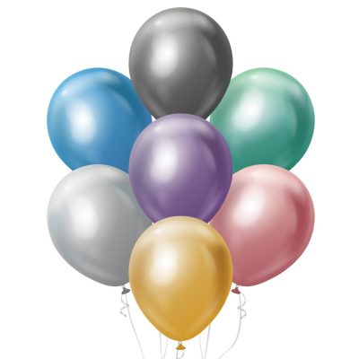 12″ Platinum Assorted Latex μπαλόνια 7 τεμ