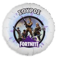 18" Μπαλόνι Foil Στρογγυλό Tυπωμένο - Fortnite