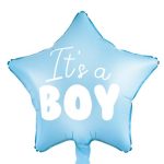 18″ Μπαλόνι γαλάζιο αστέρι It’s a Boy