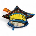 29 Μπαλόνι Καπέλο Αποφοίτησης με κομφετί αστέρια