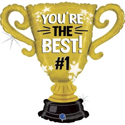 33 Μπαλόνι Χρυσό Κύπελλο You're the Best No1