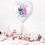 Μπαλόνι Foil Καρδιά Tυπωμένο 18" - Stitch & Angel