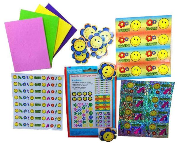 Διακοσμητικά αυτοκόλλητα Smile Face 240 τεμ