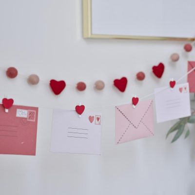 Γιρλάντα Αγίου Βαλεντίνου Love Notes 150cm