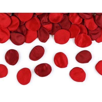 Υφασμάτινα Κόκκινα ροδοπέταλα σε σακουλάκι