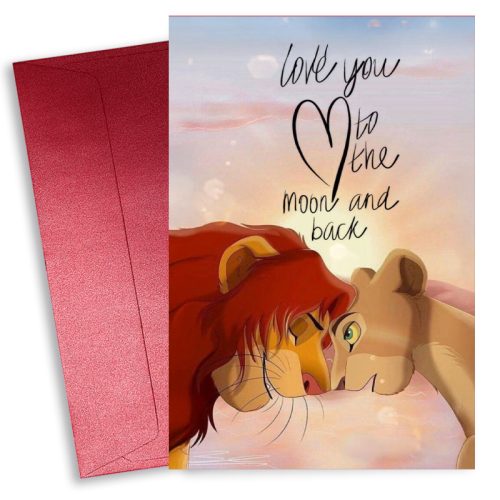 Κάρτα Αγίου Βαλεντίνου - Mufasa & Nala