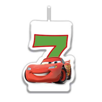 Κεράκι Cars Κεραυνός Μακουίν αριθμός 7
