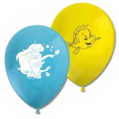 Λάτεξ Μπαλόνια Γοργόνα Άριελ 8 τεμ