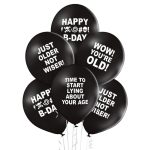 Λάτεξ μπαλόνια Grumpy Birthday 6 τεμ