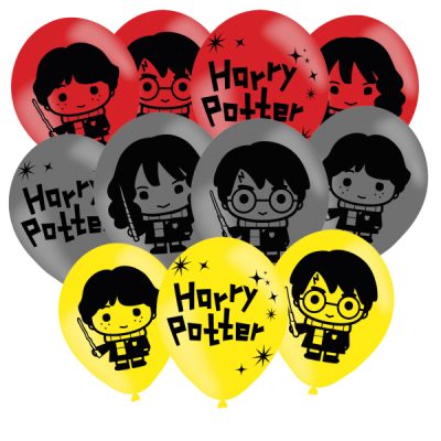 Λάτεξ Μπαλόνια Harry Potter – 4 Sided Print 6 τεμ