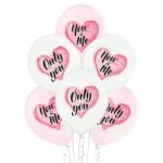 Λάτεξ μπαλόνια Only You 6 τεμ