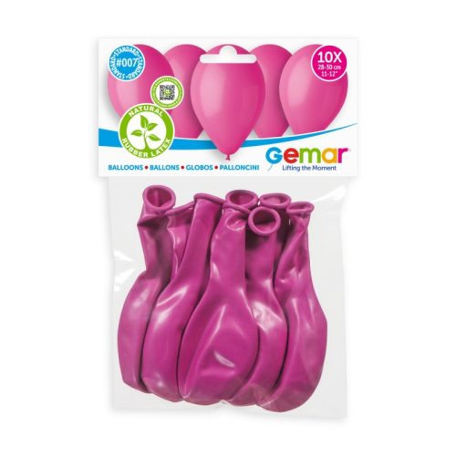 Λάτεξ Μπαλόνια Φούξια 10 τεμ