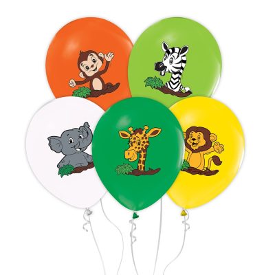 Λάτεξ Μπαλόνια Σαφάρι 5 τεμ