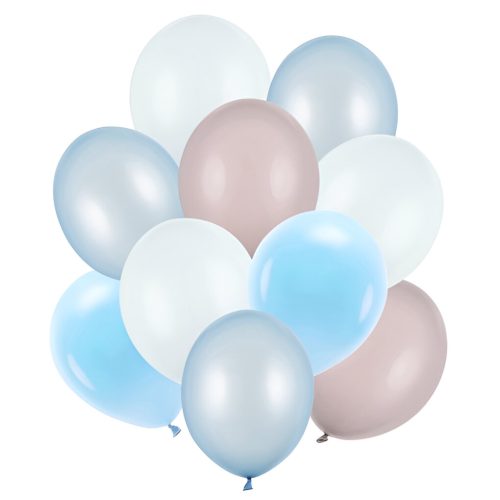 Λάτεξ μπαλόνια Sky Blue Mix 10 τεμ