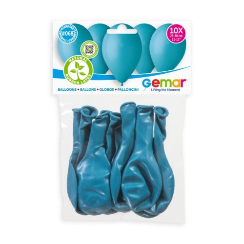 Λάτεξ Μπαλόνια Τυρκουάζ 10 τεμ