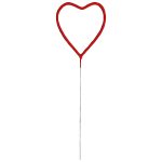Sparkler Στικ κόκκινη καρδιά 26 cm