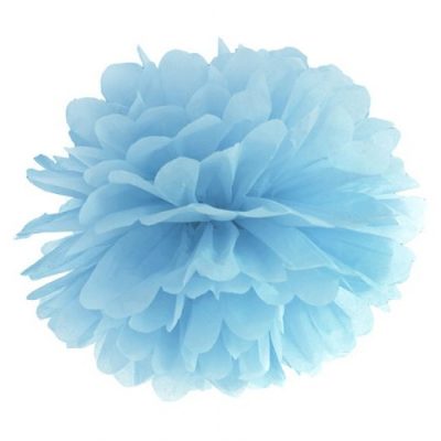 Baby Blue χάρτινο Pom Pom