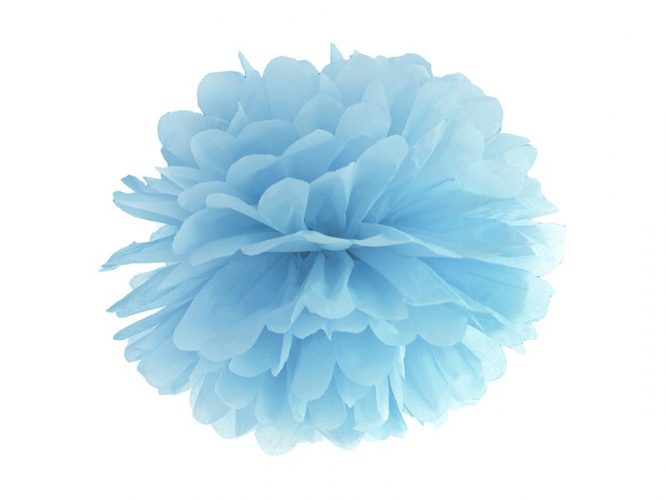 Baby Blue χάρτινο Pom Pom