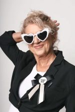 Γυαλιά Καρδιά με πέρλες λευκά