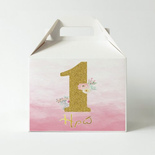 Lunchbox 1st Birthday Girl (3 τεμ)