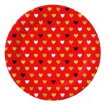 Πιάτα φαγητού Valentine ΧΟΧΟ 6 τεμ