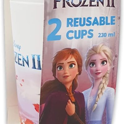 Επαναχρησιμοποιούμενα Ποτήρια Frozen 2 τεμ