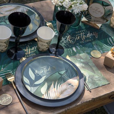 Ποτήρια Ζούγκλα Happy Birthday To You 10 τεμ