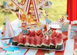Toppers για Cupcakes Τσίρκο 6 τεμ