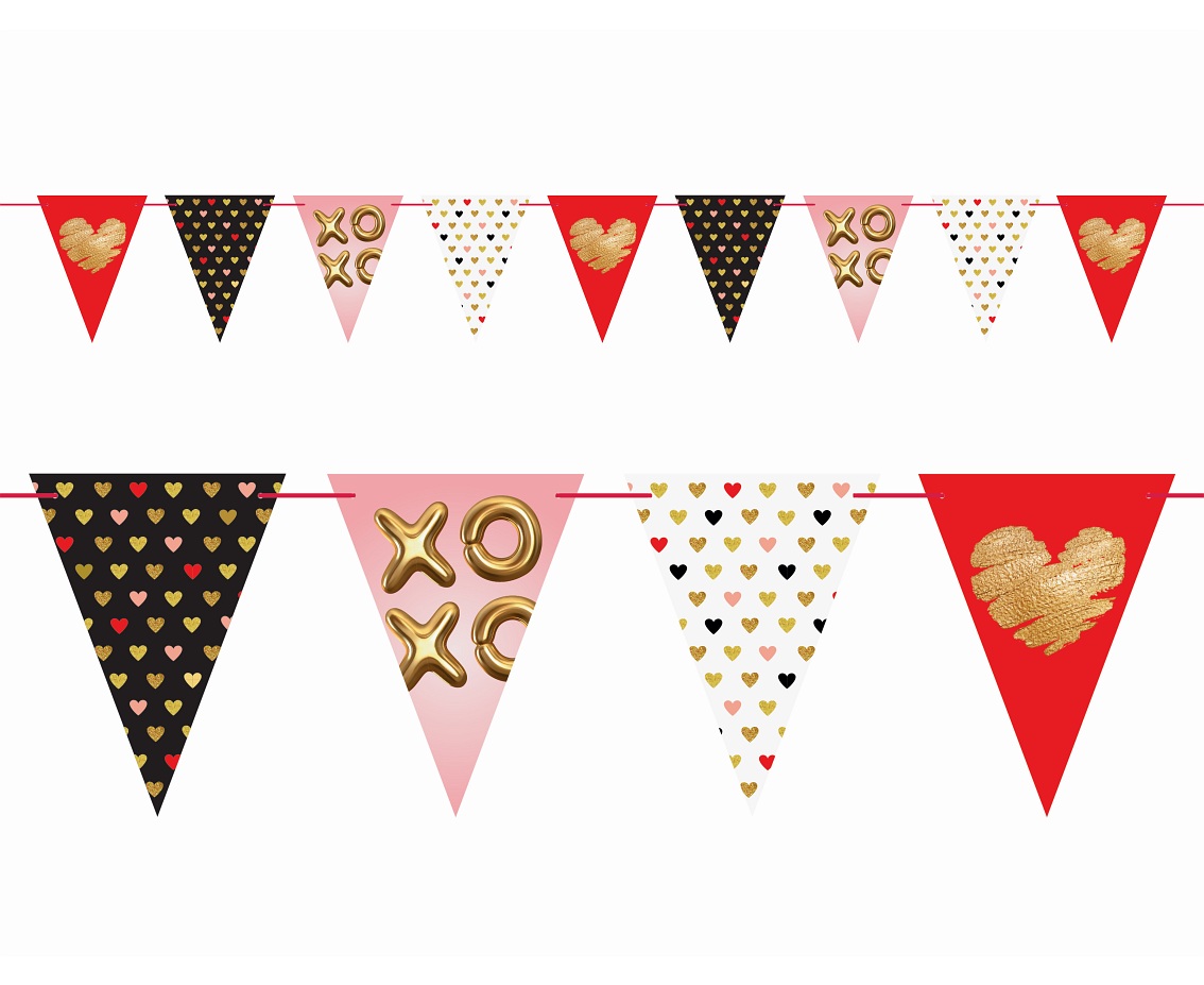 Τριγωνικά Σημαιάκια ΧοΧο 270cm Τριγωνικά Σημαιάκια ΧοΧο 270cm