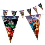 Τριγωνικά Σημαιάκια Justice League 5m