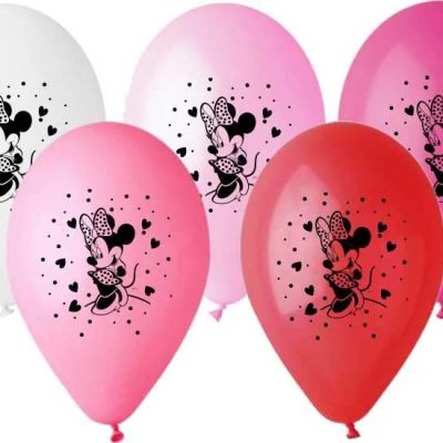 12 Μπαλόνι τυπωμένο Minnie Mouse