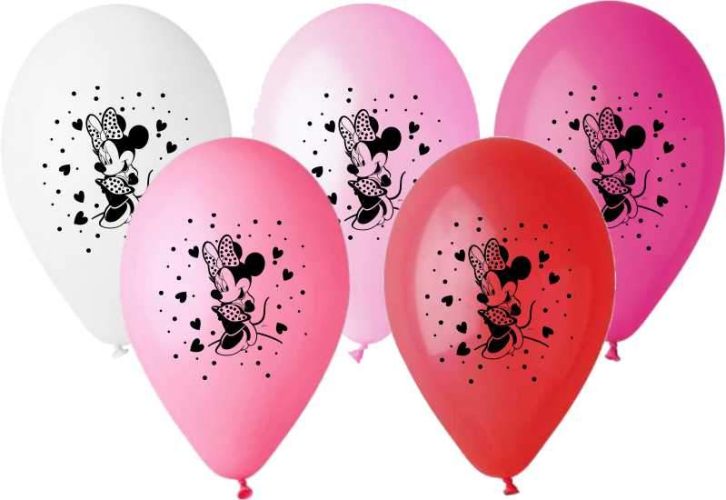 12 Μπαλόνι τυπωμένο Minnie Mouse