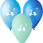 12 Μπαλόνι τυπωμένο Βέσπα