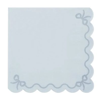 Χαρτοπετσέτες με Βολάν Misty Μπλε 12 τεμ