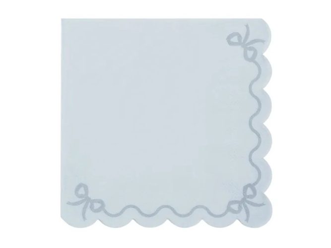 Χαρτοπετσέτες με Βολάν Misty Μπλε 12 τεμ