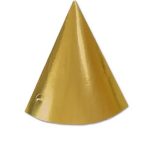 Χρυσά Καπελάκια πάρτυ 6 τεμ