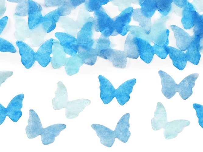 Κανονάκι με κομφετί Πεταλούδες για Gender Reveal