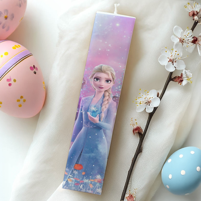 Λαμπάδα Έλσα Frozen Τυπωμένη Λαμπάδα Έλσα Frozen Τυπωμένη