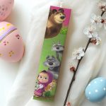 Λαμπάδα Μάσα και Αρκούδος Τυπωμένη