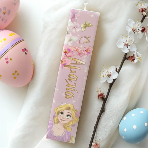 Λαμπάδα Ραπουνζέλ Τυπωμένη