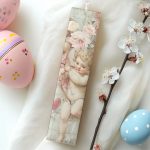 Λαμπάδα Ρομαντική Τυπωμένη