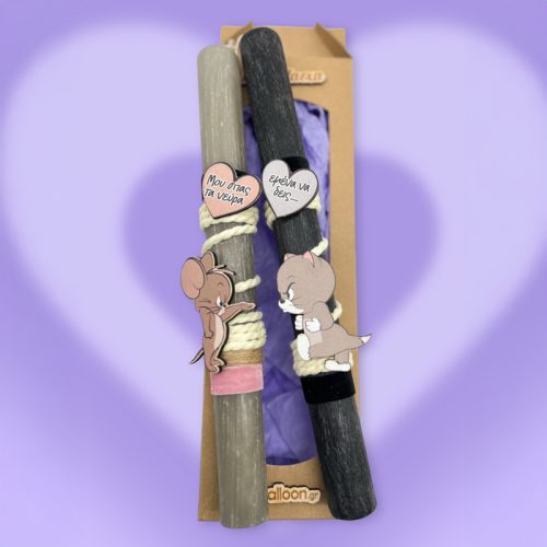 Λαμπάδες για Ζευγάρι αρωματικές Tom & Jerry (2 τεμ)