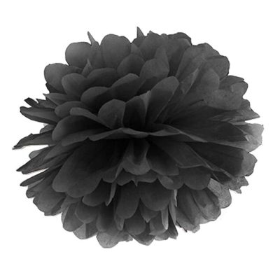 Μαύρο χάρτινο Pom Pom