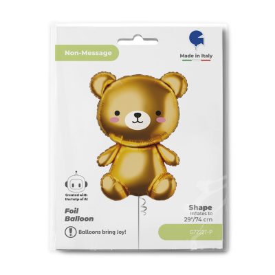29 Μπαλόνι καφέ Αρκουδάκι