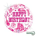 Μπαλόνι Disco Cowgirl 'Happy Birthday' 18