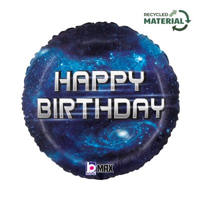 Μπαλόνι Γαλαξίας Happy Birthday 18'