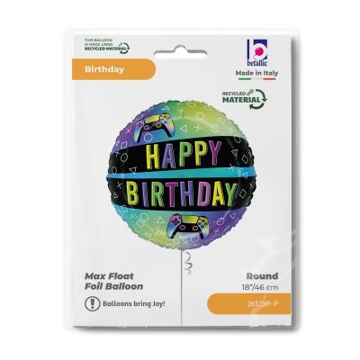 Μπαλόνι Gaming Happy Birhtday 18