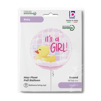Μπαλόνι γέννησης Παπάκι It's a Girl 18